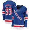 Mika Zibanejad New York Rangers Fashion7 Women's Breakaway Player Jersey - Blue - Front View