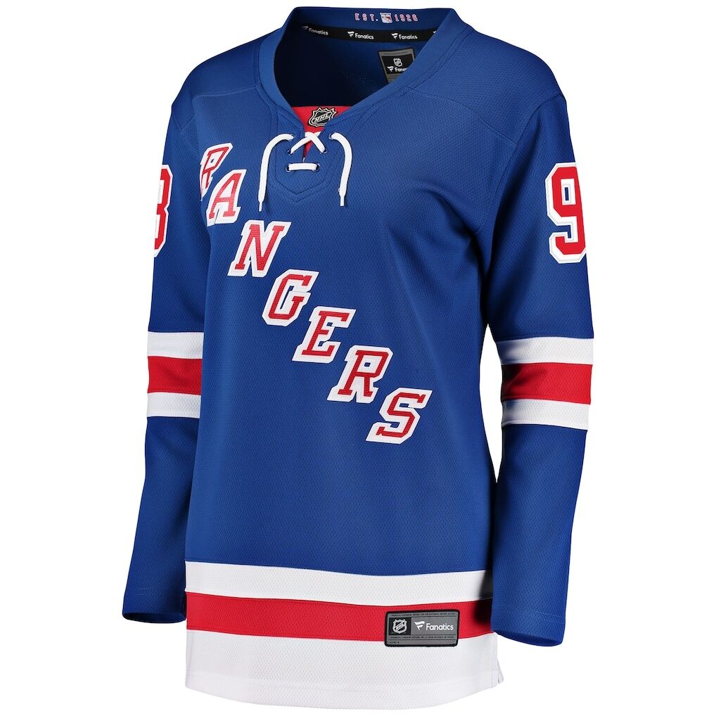 Mika Zibanejad New York Rangers Fashion7 Women's Breakaway Player Jersey
