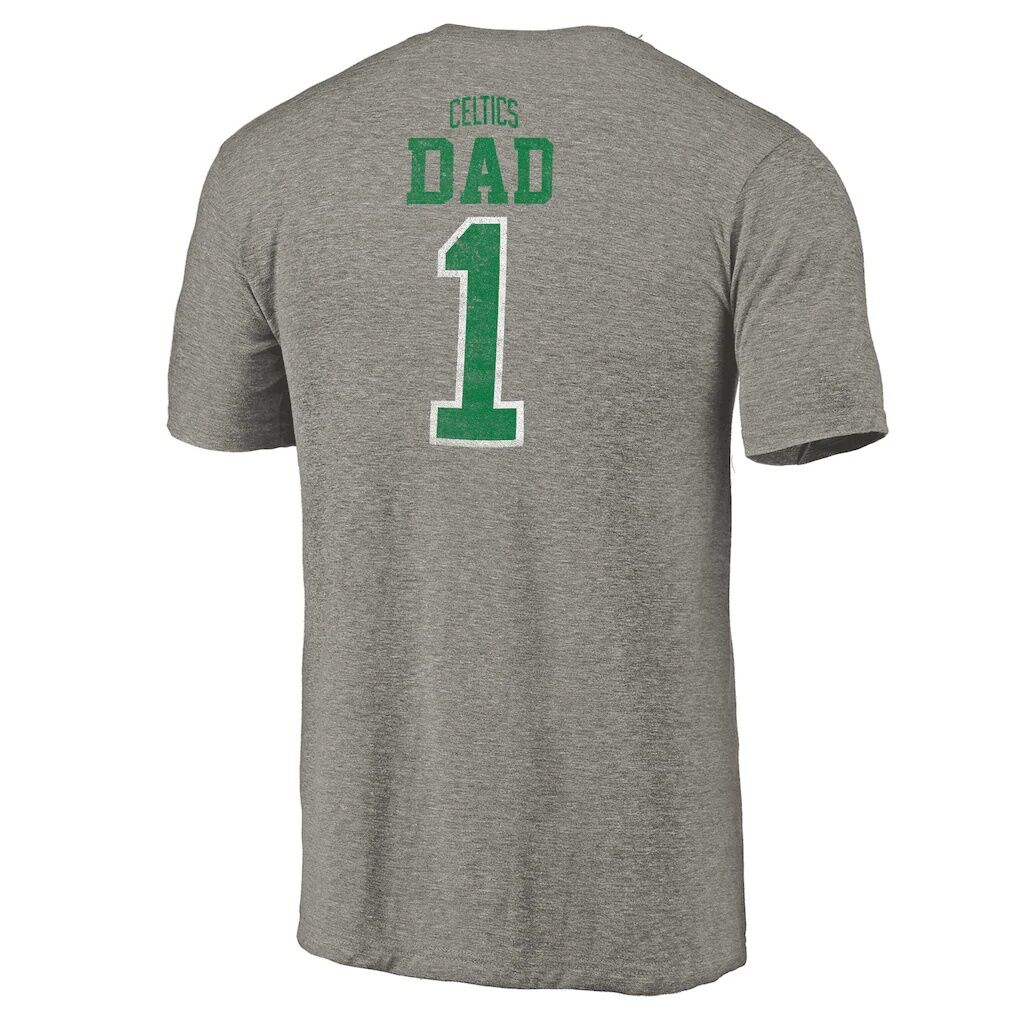 Boston Celtics Greatest Dad Tri-Blend T-Shirt