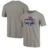 Washington Mystics Distressed Team Tri-Blend T-Shirt - Gray - Front View