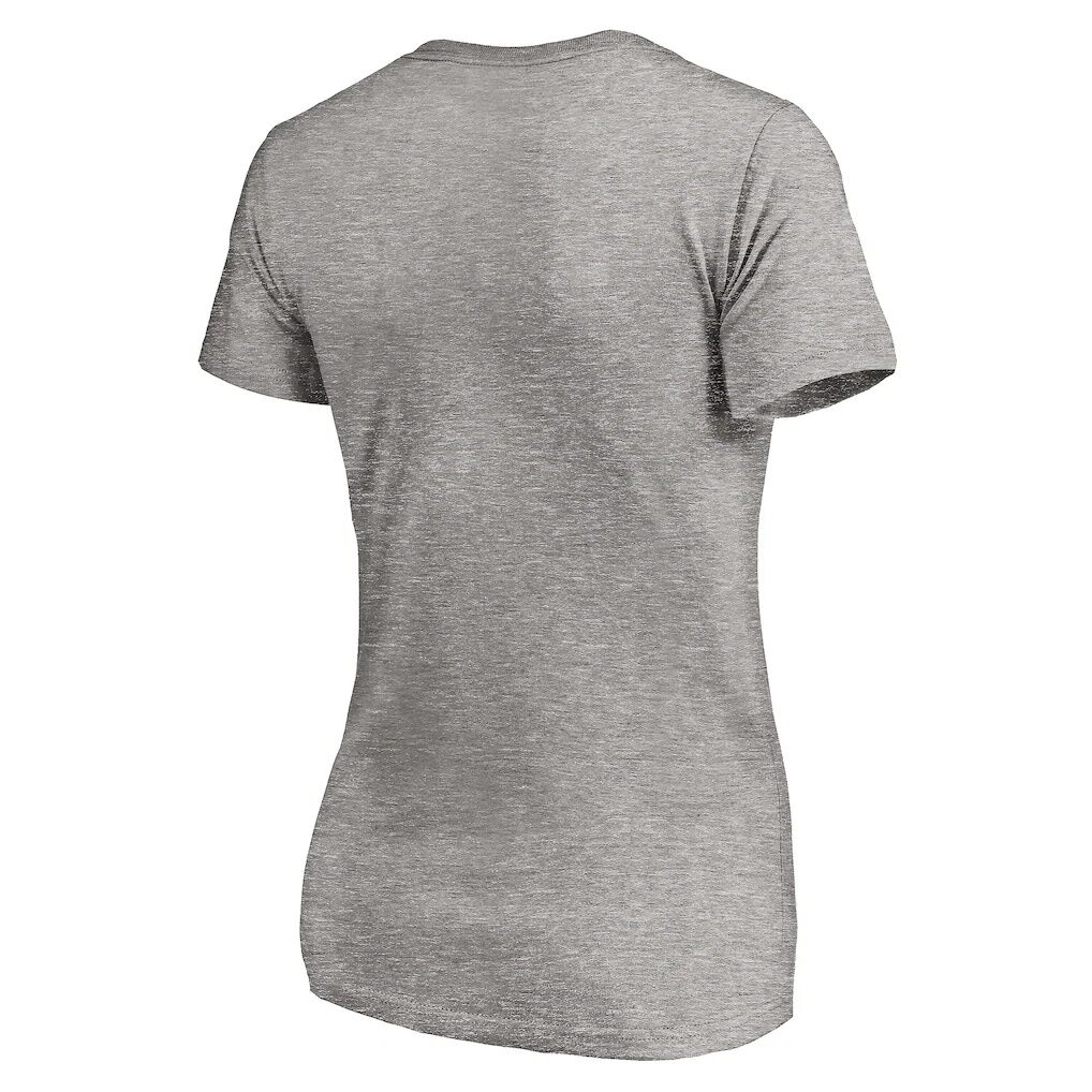 Seattle Storm Women's Primary Logo V-Neck T-Shirt - Heathered Gray