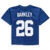 Saquon Barkley New York Giants Nike Toddler Game Jersey - - Detail View