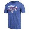 Philadelphia 76ers Hometown Collection Join Or Die Tri-Blend T-Shirt - - Side View