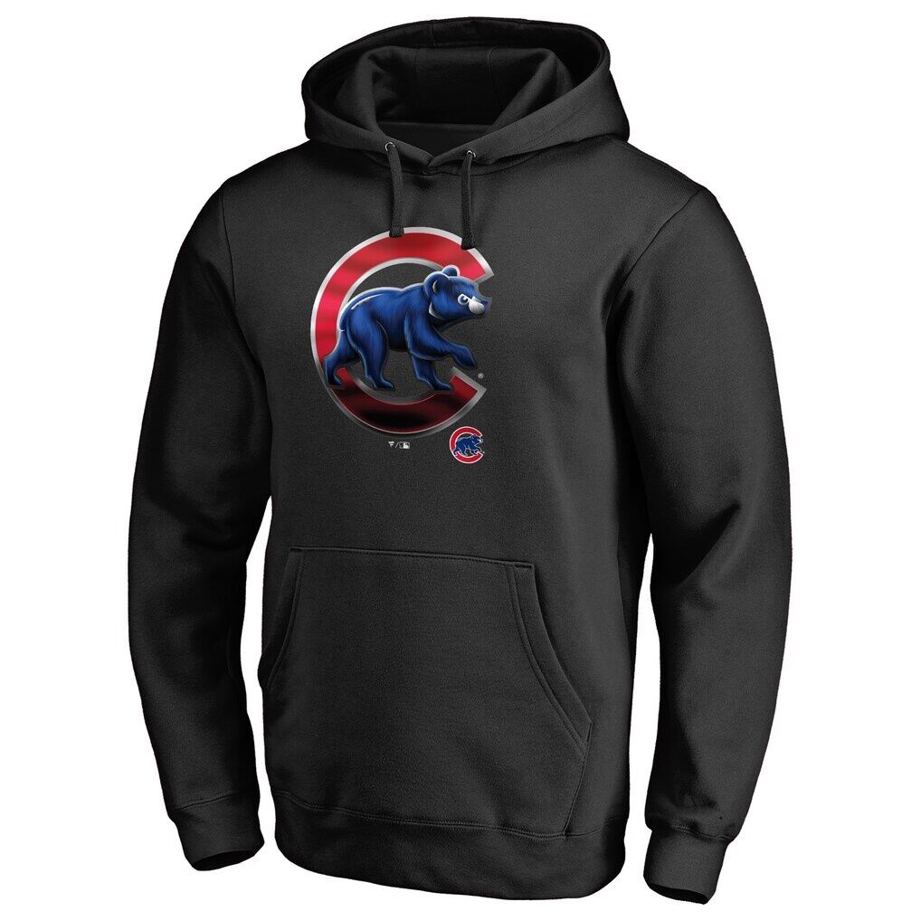 Chicago Cubs Midnight Mascot Pullover Hoodie