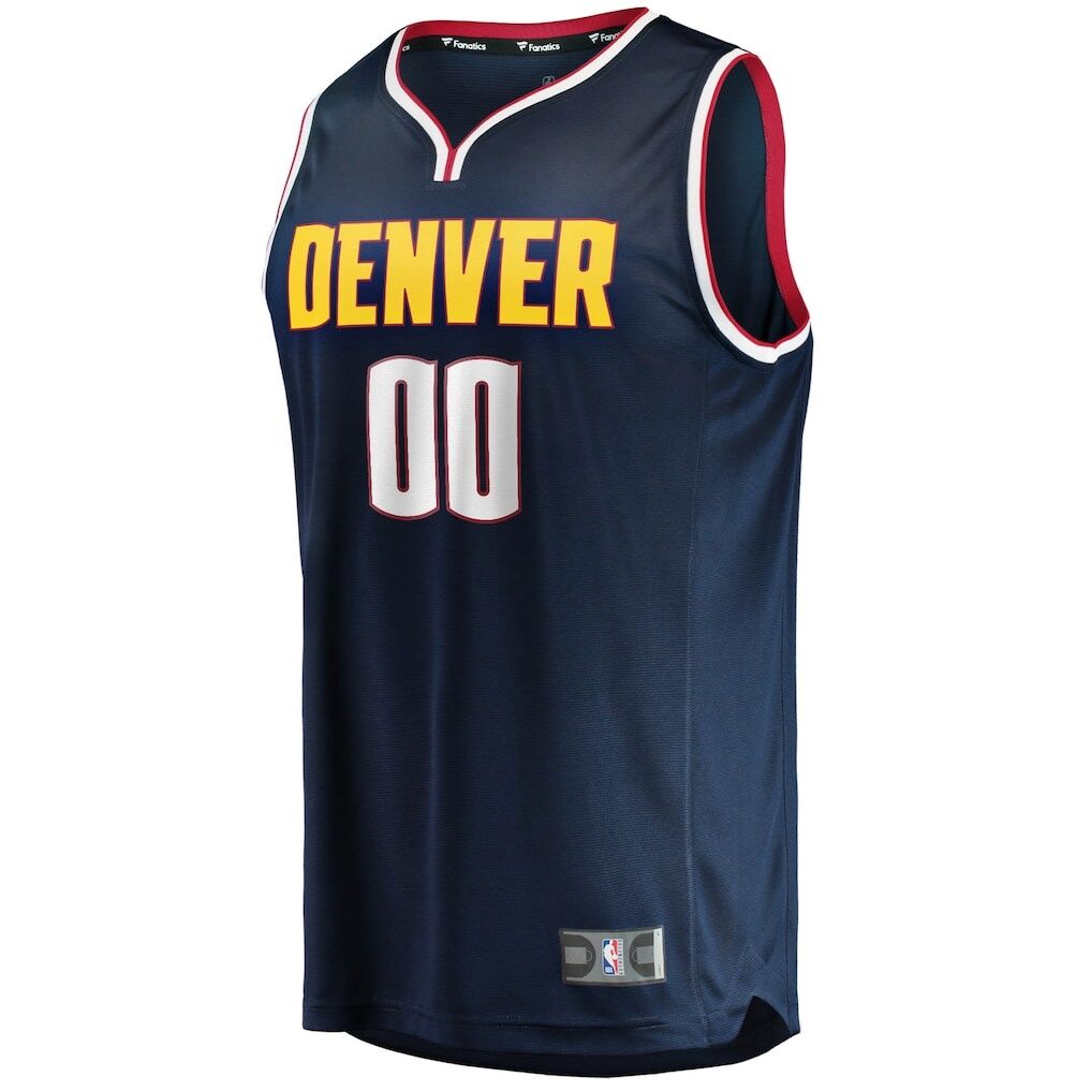 Denver Nuggets Fashion7 Youth Fast Break Custom Replica Jersey Navy - Icon Edition