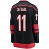 Jordan Staal Carolina Hurricanes Fashion7 Women's Alternate Breakaway Jersey - Black - Detail View
