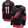 Jordan Staal Carolina Hurricanes Fashion7 Women's Alternate Breakaway Jersey - Black - Front View