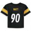 T.J. Watt Pittsburgh Steelers Nike Infant Team Player Game Jersey - Black - Detail View