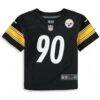 T.J. Watt Pittsburgh Steelers Nike Infant Team Player Game Jersey - Black - Side View