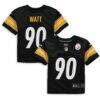 T.J. Watt Pittsburgh Steelers Nike Toddler Game Jersey - Black - Front View