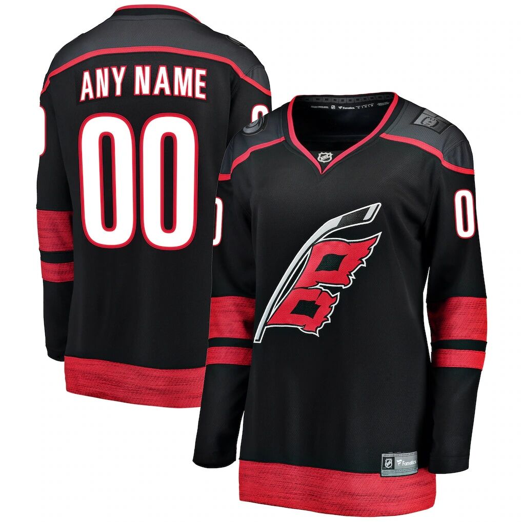 Carolina Hurricanes Fashion7 Women's Home Breakaway Custom Jersey