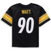 T.J. Watt Pittsburgh Steelers Nike Preschool Game Jersey - Black - Detail View