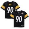 T.J. Watt Pittsburgh Steelers Nike Preschool Game Jersey - Black - Front View