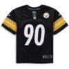 T.J. Watt Pittsburgh Steelers Nike Preschool Game Jersey - Black - Side View