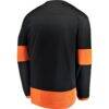 Philadelphia Flyers Fashion7 Youth Alternate Breakaway Jersey - Black - Detail View