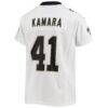 Alvin Kamara New Orleans Saints Nike Youth Game Jersey - White - Detail View