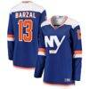 Mathew Barzal New York Islanders Fashion7 Women's Alternate Breakaway Jersey - Blue - Front View