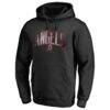Los Angeles Angels Arch Smoke Pullover Hoodie - Black - Front View