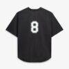 Bo Jackson Chicago White Sox Mitchell & Ness Cooperstown Collection Big & Tall Mesh Batting Practice Jersey - Black - Detail View