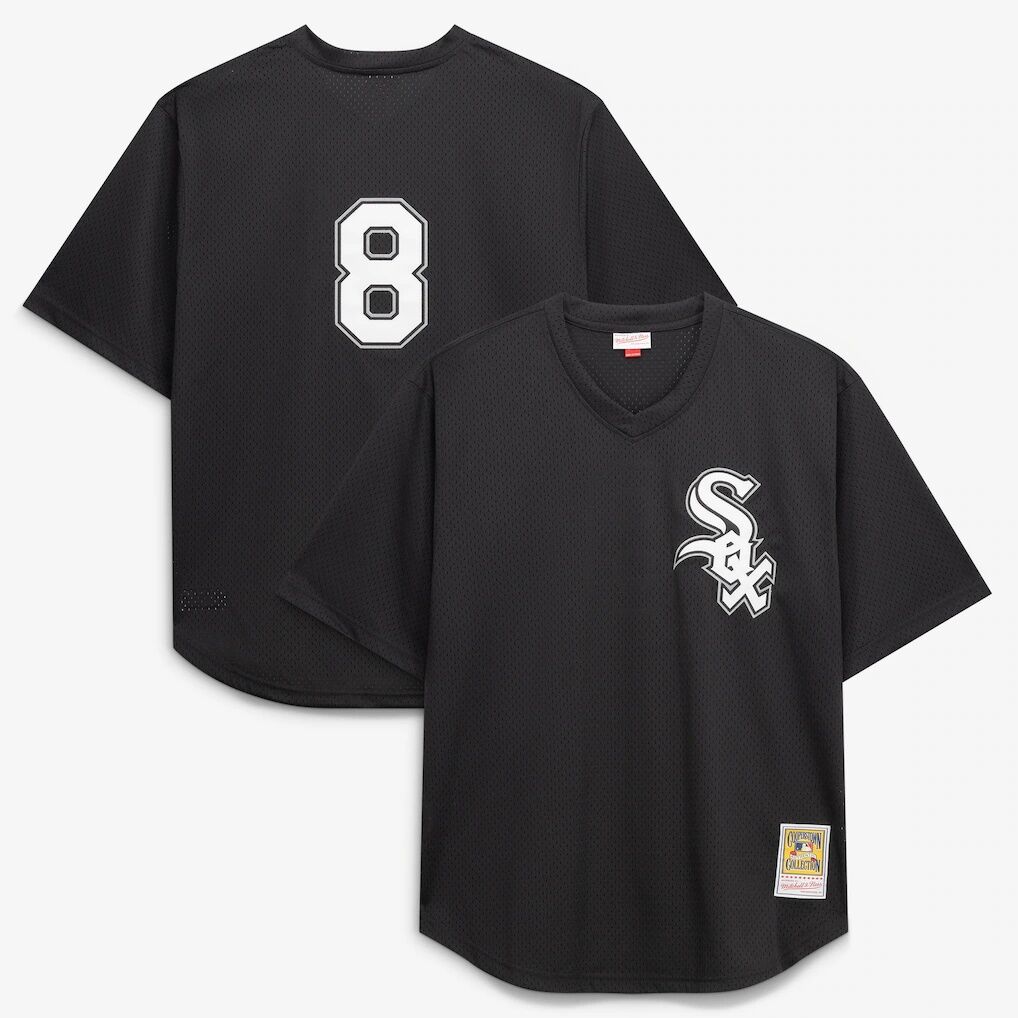 Bo Jackson Chicago White Sox Mitchell & Ness Cooperstown Collection Big & Tall Mesh Batting Practice Jersey