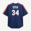 Nolan Ryan Houston Astros Mitchell & Ness Cooperstown Collection Big & Tall Mesh Batting Practice Jersey - Navy - Detail View