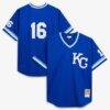 Bo Jackson Kansas City Royals Mitchell & Ness Cooperstown Collection Big & Tall Mesh Batting Practice Jersey - - Front View
