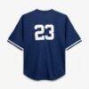 Don Mattingly New York Yankees Mitchell & Ness Cooperstown Collection Big & Tall Mesh Batting Practice Jersey - Navy - Detail View