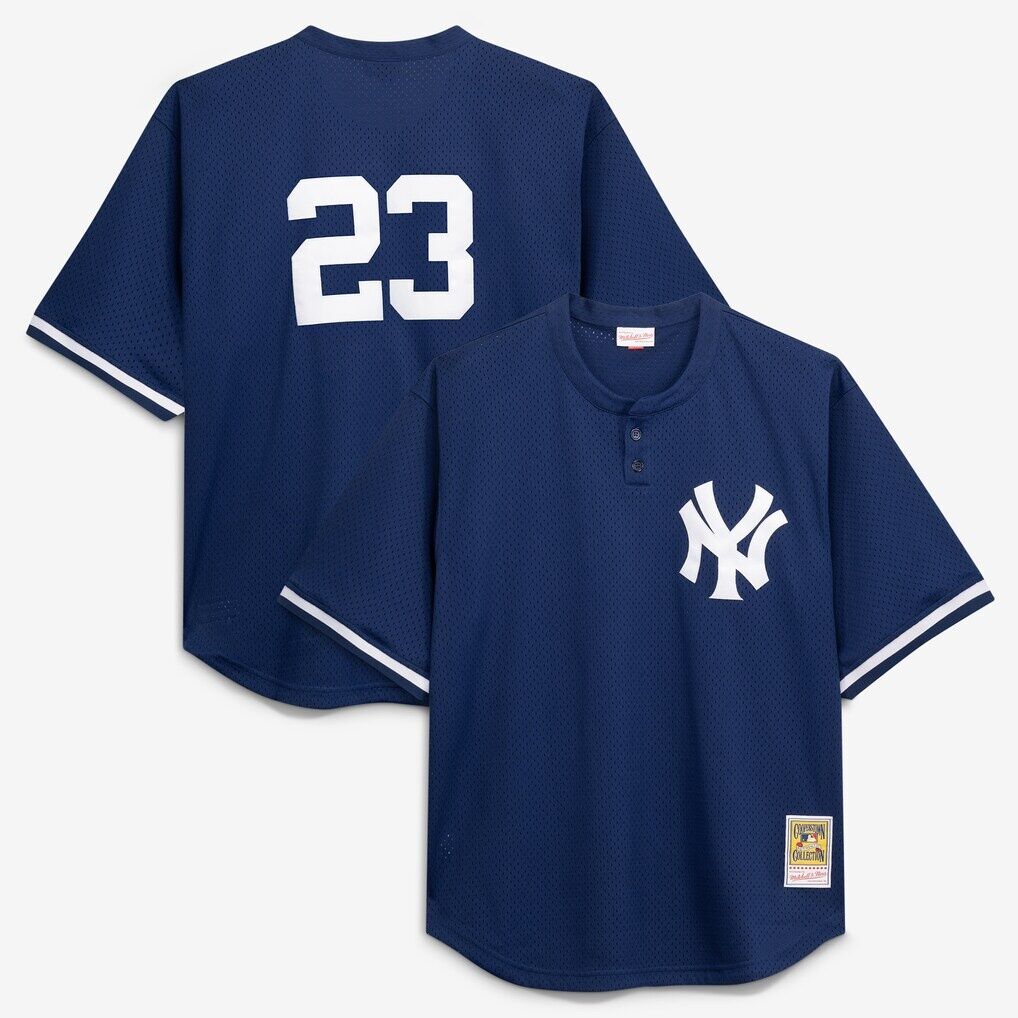Don Mattingly New York Yankees Mitchell & Ness Cooperstown Collection Big & Tall Mesh Batting Practice Jersey