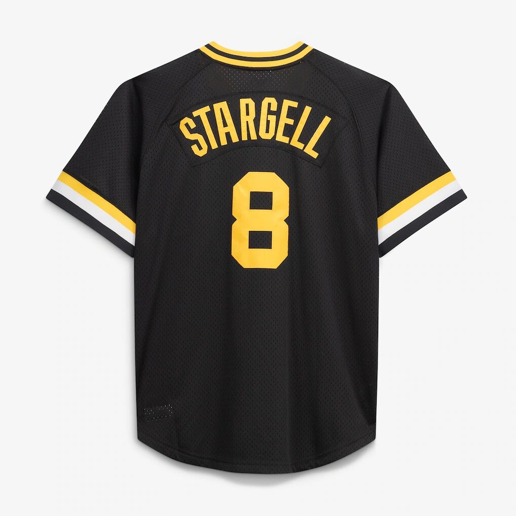 Willie Stargell Pittsburgh Pirates Mitchell & Ness Cooperstown Collection Big & Tall Mesh Batting Practice Jersey