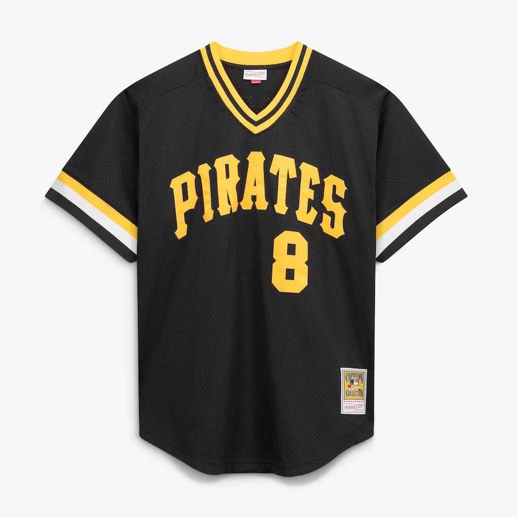 Willie Stargell Pittsburgh Pirates Mitchell & Ness Cooperstown Collection Big & Tall Mesh Batting Practice Jersey