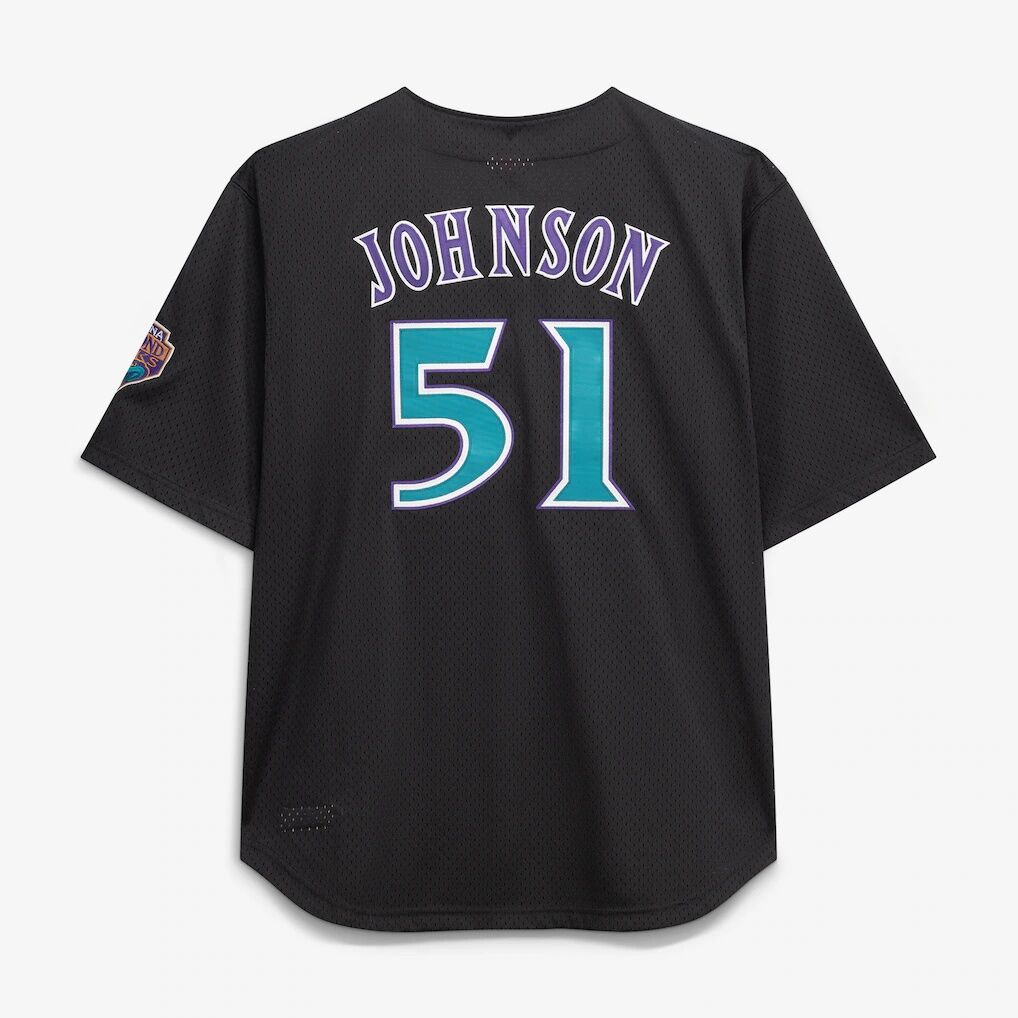 Randy Johnson Arizona Diamondbacks Mitchell & Ness Big & Tall Cooperstown Mesh Batting Practice Jersey
