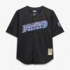 Randy Johnson Arizona Diamondbacks Mitchell & Ness Big & Tall Cooperstown Mesh Batting Practice Jersey - Black - Side View