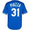 Mike Piazza Los Angeles Dodgers Mitchell & Ness Big & Tall Cooperstown Mesh Batting Practice Jersey - - Detail View