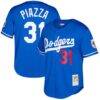 Mike Piazza Los Angeles Dodgers Mitchell & Ness Big & Tall Cooperstown Mesh Batting Practice Jersey - - Front View