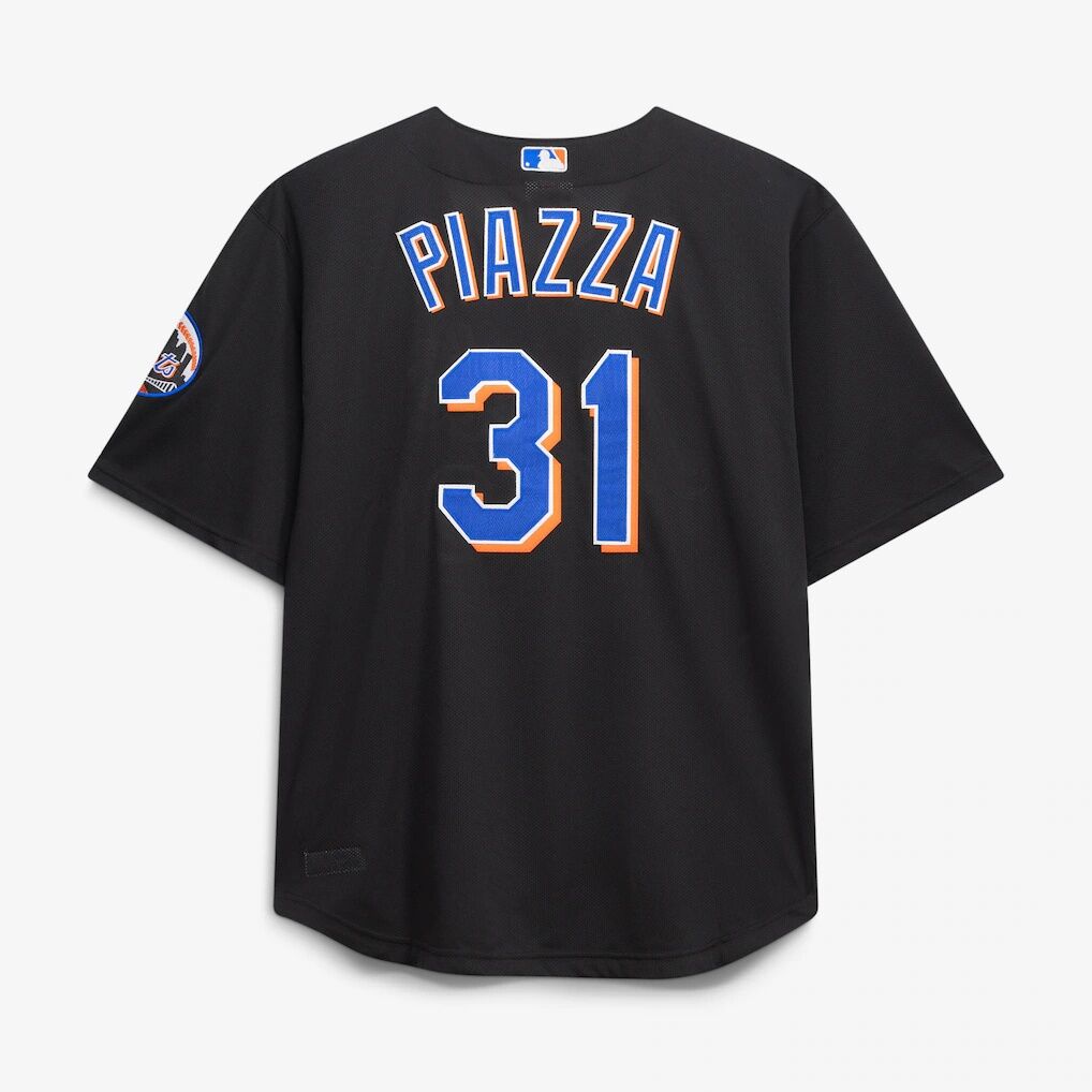 Mike Piazza New York Mets Mitchell & Ness Big & Tall Cooperstown Mesh Batting Practice Jersey