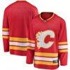 Calgary Flames Fashion7 Home Breakaway Jersey - Red - Front View