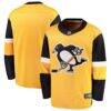 Pittsburgh Penguins Fashion7 Alternate Breakaway Jersey - Gold - Front View