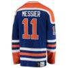 Mark Messier Edmonton Oilers Fashion7 Premier Breakaway Retired Player Jersey - Blue - Detail View