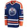 Mark Messier Edmonton Oilers Fashion7 Premier Breakaway Retired Player Jersey - Blue - Side View
