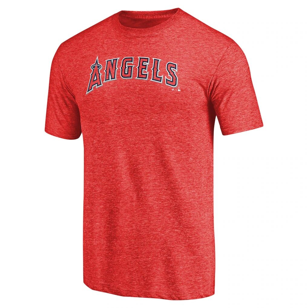 Los Angeles Angels Team Wordmark Tri-Blend T-Shirt
