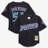Randy Johnson Arizona Diamondbacks Mitchell & Ness Youth Cooperstown Collection Mesh Batting Practice Jersey - Black - Front View