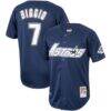 Craig Biggio Houston Astros Mitchell & Ness Cooperstown Collection 1994 Authentic Jersey - Navy - Front View