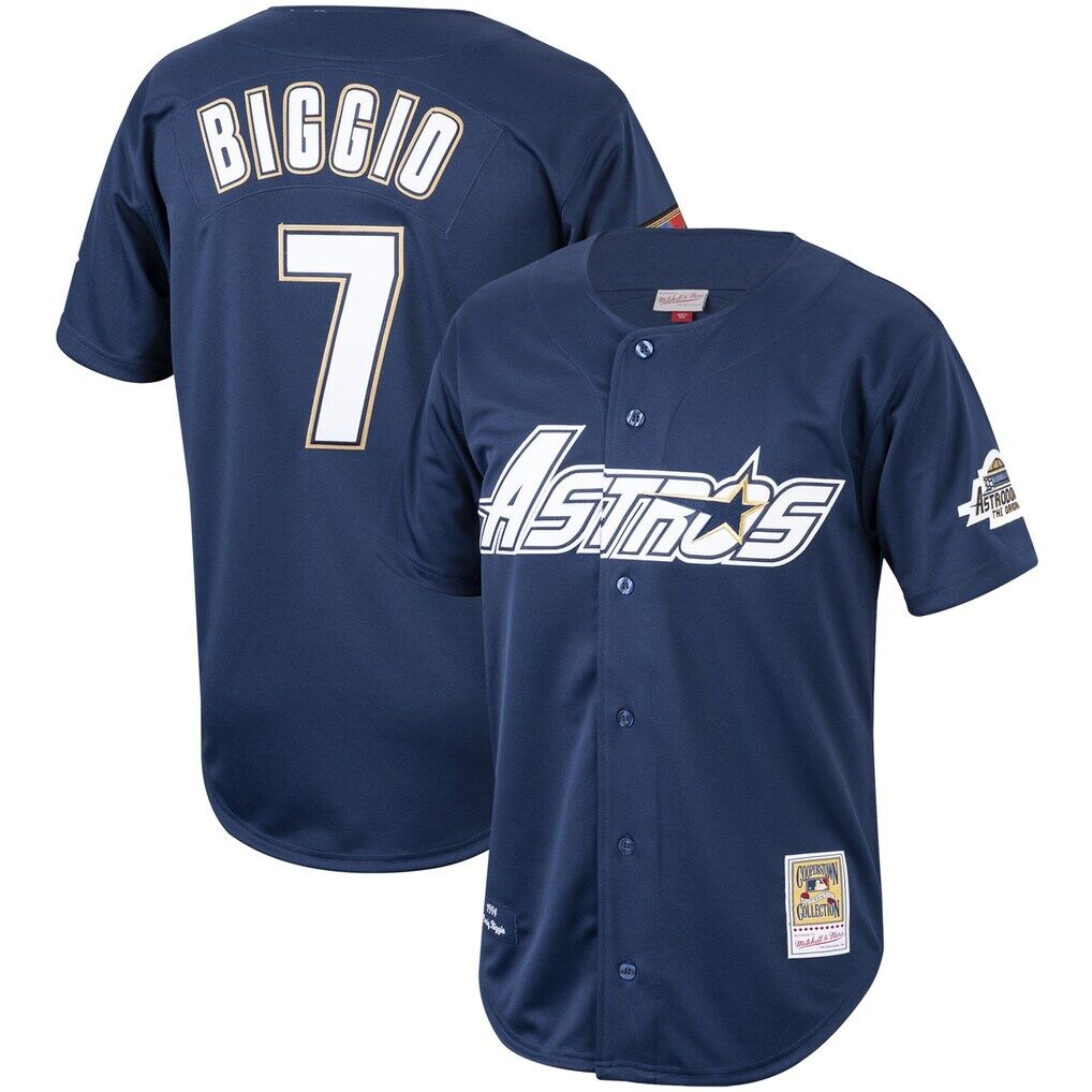 Craig Biggio Houston Astros Mitchell & Ness Cooperstown Collection 1994 Authentic Jersey