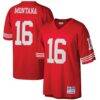 Joe Montana San Francisco 49ers Mitchell & Ness Big & Tall 1990 Retired Player Replica Jersey - - Front View