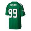 Jerome Brown Philadelphia Eagles Mitchell & Ness Big & Tall 1990 Retired Player Replica Jersey - - Detail View