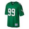 Jerome Brown Philadelphia Eagles Mitchell & Ness Big & Tall 1990 Retired Player Replica Jersey - - Side View