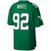 Reggie White Philadelphia Eagles Mitchell & Ness Big & Tall 1990 Retired Player Replica Jersey - - Detail View