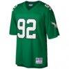 Reggie White Philadelphia Eagles Mitchell & Ness Big & Tall 1990 Retired Player Replica Jersey - - Side View