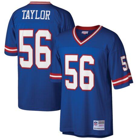 Lawrence Taylor New York Giants Mitchell & Ness Big & Tall 1986 Retired Player Replica Jersey - - Front View