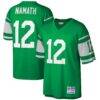 Joe Namath New York Jets Mitchell & Ness Big & Tall 1968 Retired Player Replica Jersey - Green - Front View